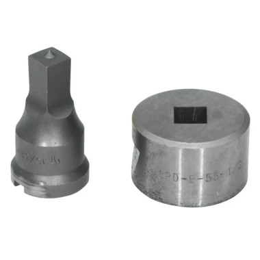 Edwards PDSQ15/32 15/32" Square Punch & Die Set with Key-Way