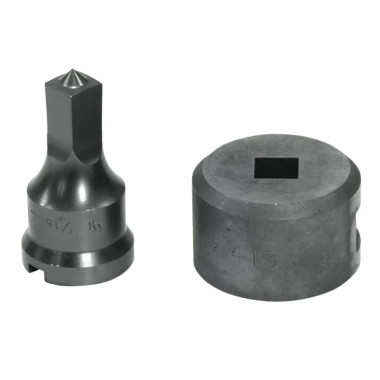 Edwards PDSQ7/16 7/16" Square Punch & Die Set with Key-Way