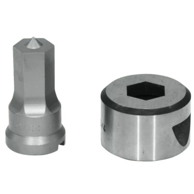 Edwards PDH23/32 23/32" Hex Punch & Die Set with Key-Way
