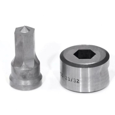 Edwards PDH11/16 11/16" Hex Punch & Die Set with Key-Way