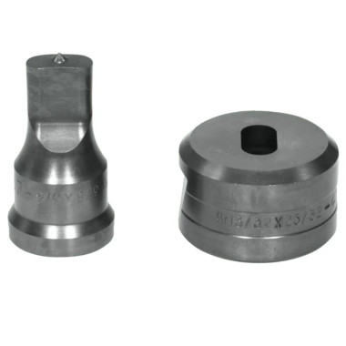 Edwards PDOB3/8X3/4 3/8x3/4 Oblong Punch & Die Set with Key-Way