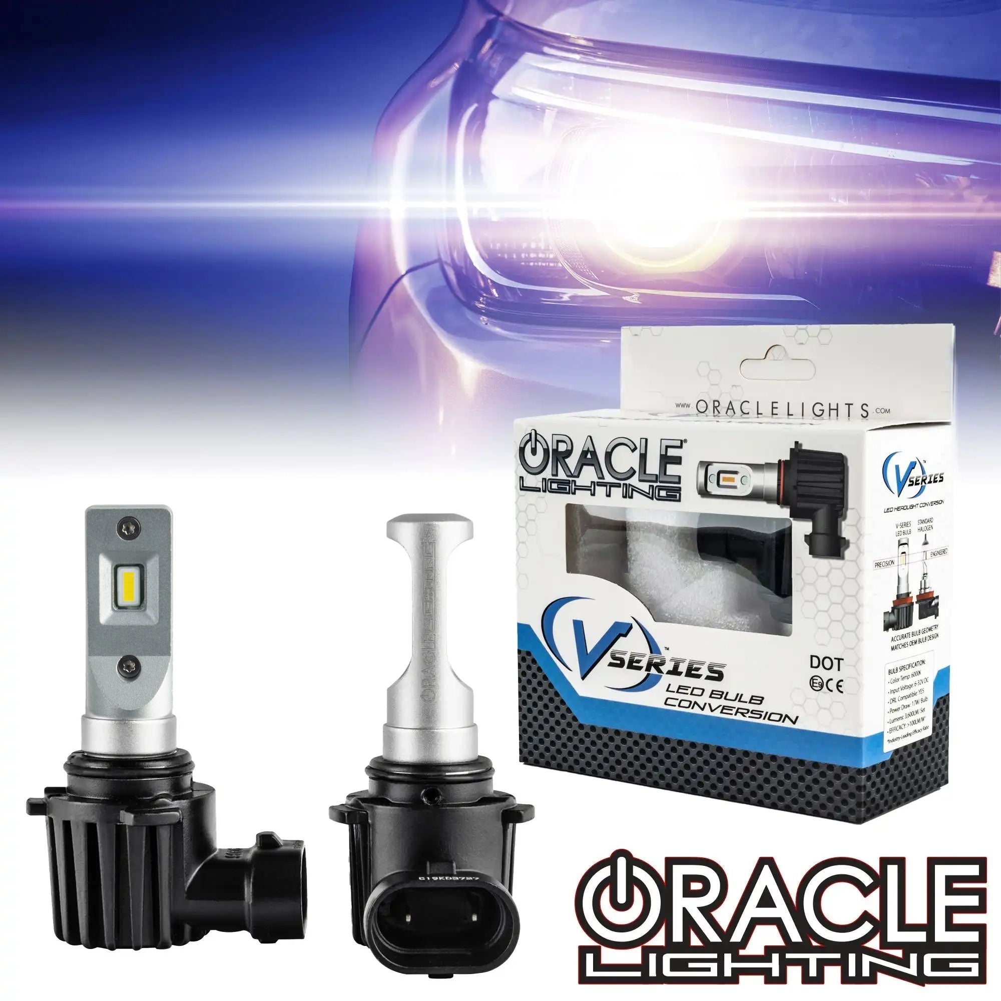 Oracle Lighting V5240-001 9006 - VSeries LED Headlight Bulb Conversion Kit - 6000K