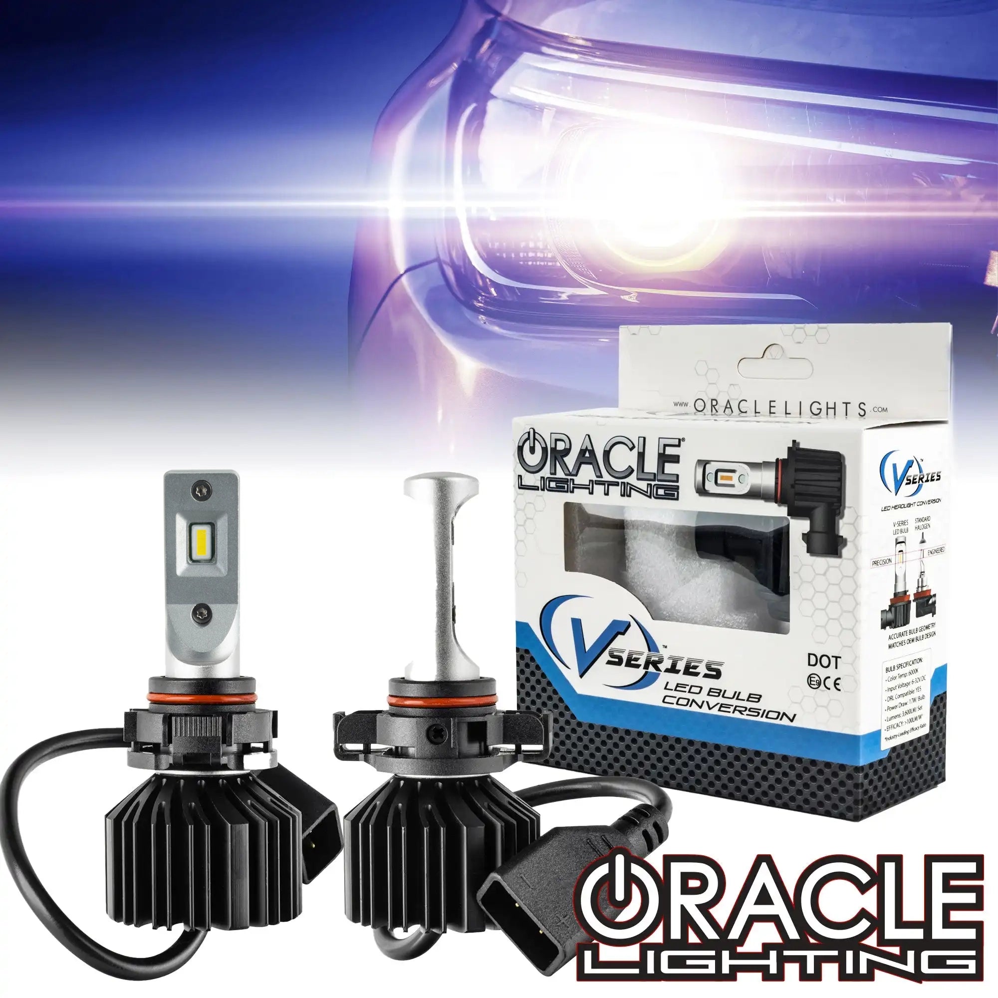 Oracle Lighting V5245-001 PSX24W - VSeries LED Headlight Bulb Conversion Kit - 6000K