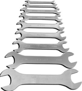 9 Metric Piece Super Thin Wrench Set V8 8109