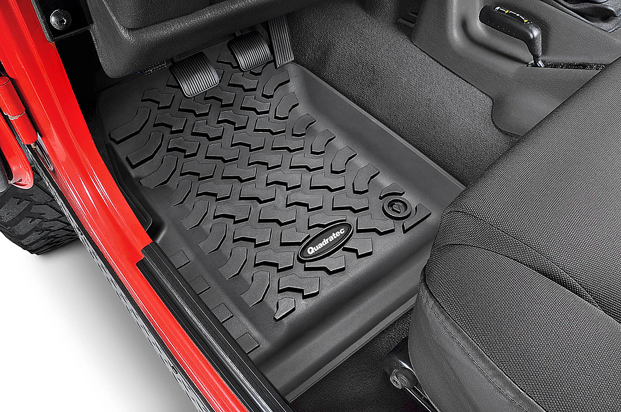 Quadratec Ultimate All Weather Floor Liners for 97-06 Jeep Wrangler TJ & Unlimited