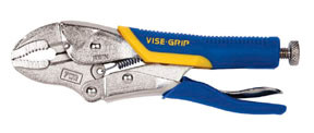 Curved Jaw Locking Pliers with Wire Cutter - 7- /175mm VSG-7WR