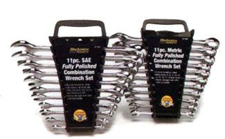 11 PC Combination Wrench Set Metric