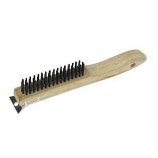Wire Brush with Scraper