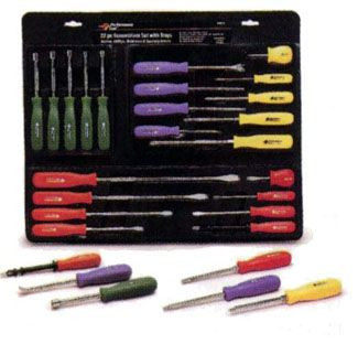 22 PC Screwdriver Set with Trays