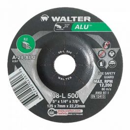Walter ALU 5" Grinding Wheel - Depressed Centre