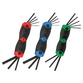 Performance Tool 3pc Folding Star and Hex Key Set