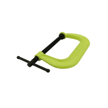Wilton 400 Series Hi-Vis SafetyC-Clamp, 0 - 8-1/4 Opening, 5 Throat