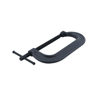 Wilton 800 Series Standard Depth Drop Forged C-Clamp, 1-1/8 -12 Opening, 3-7/8 Throat