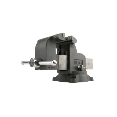 Wilton WS5, Shop Vise, 5" Jaw Width, 5" Jaw Opening, 3" Throat Depth