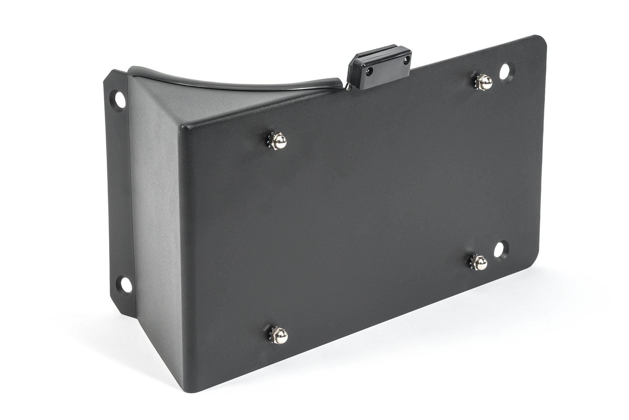 Warrior Products 1564 Side Mount License Plate Bracket with LED for 07-18 Jeep Wrangler JK with LED Rear Corners