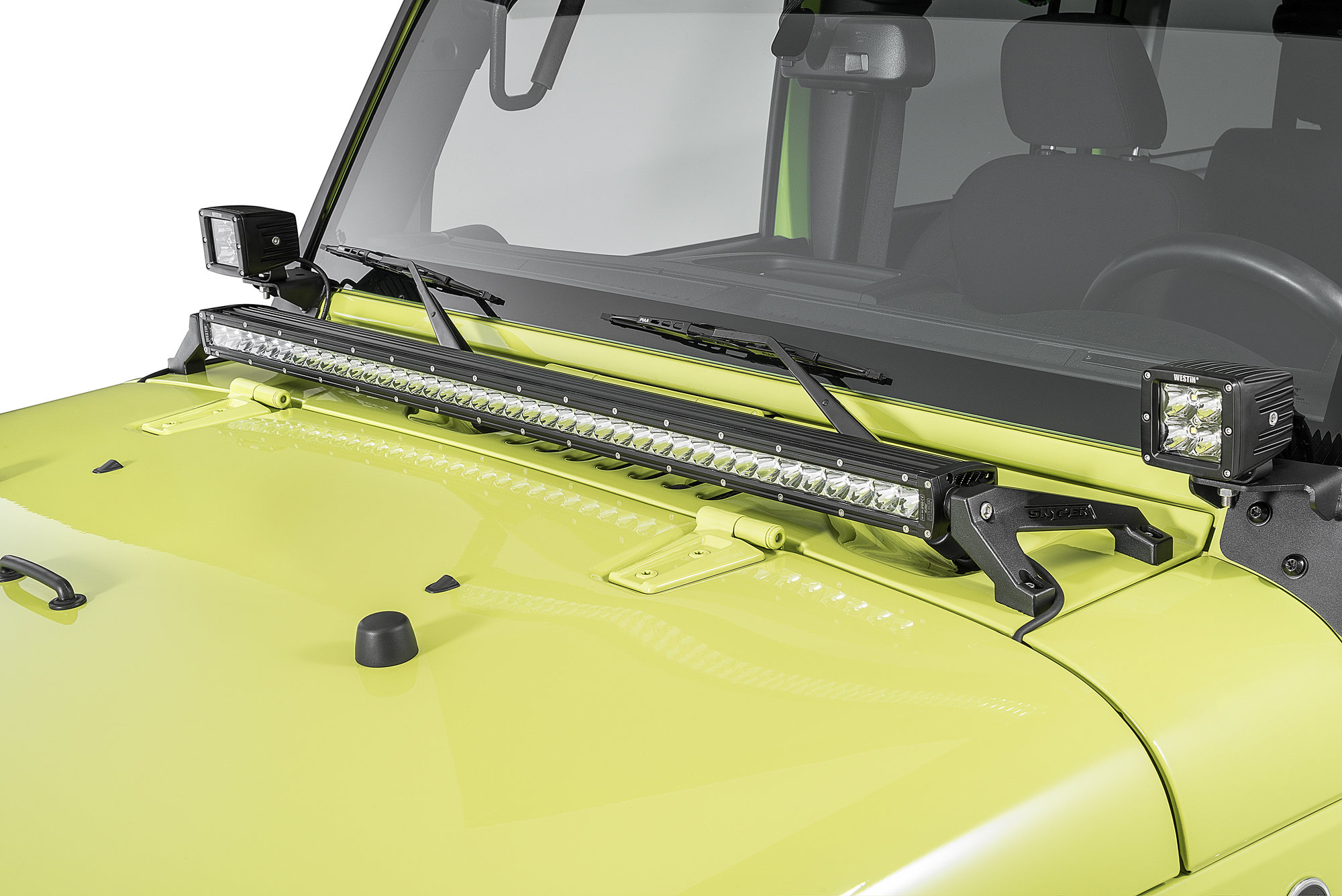 Westin 62-41025 HD LED Cowl Mountfor 07-18 Jeep Wrangler JK