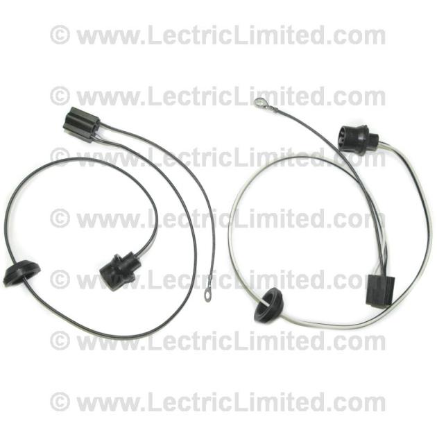 Lectric Limited 1957 Chevrolet Headlight Bucket Extension Harness Set 20230