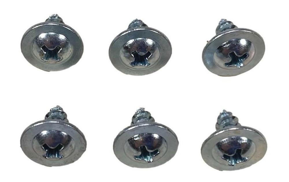 Redline Restomotive 1955-1956 Chevy Cowl Vent / 1955-1957 Chevy Hardtop Flipper Screw Set