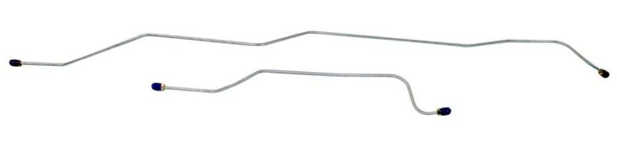 Shafers Classic Reproductions f955-1957 Chevrolet Full Size Rear End Housing Brake Line, Stainless Steel HBL001S