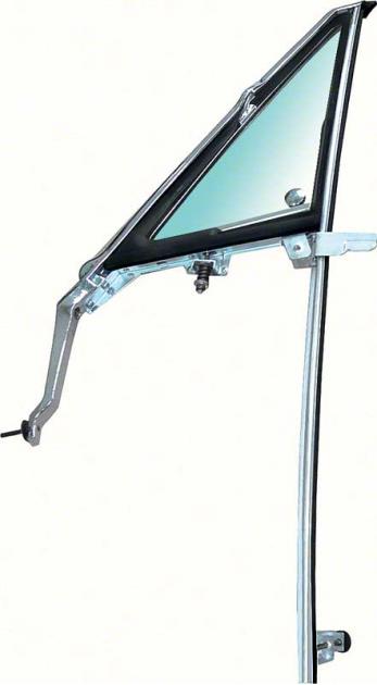 1967 Camaro, Firebird, Vent Window Frame Assembly, With Tinted Glass, LH Driver Side