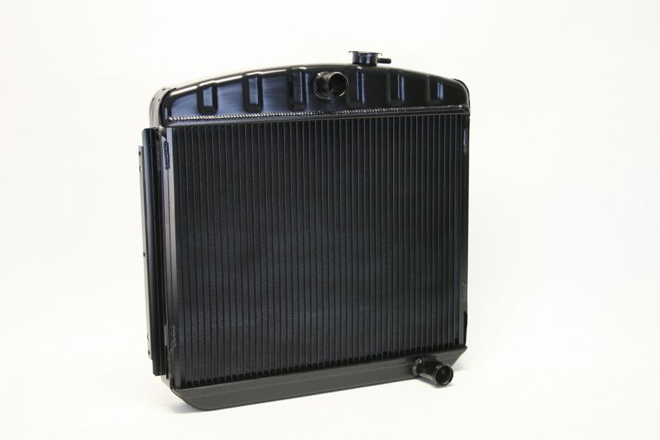 DeWitts 1955-1957 Chevrolet Bel Air Direct Fit Radiator Black, Manual 32-1239012M