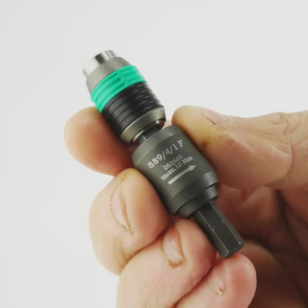 Wera 052501 Rapidaptor Free Spin Bit Holder for Torque Screwdrivers with Pistol Handle