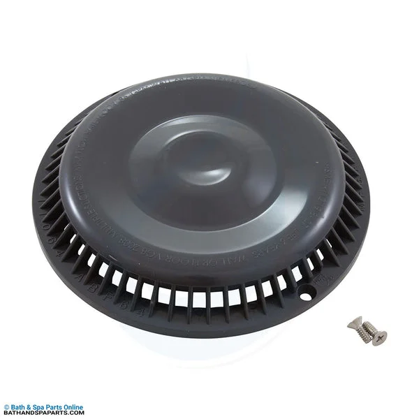 Afras Anti-Vortex Main Drain Grate Dark Gray w/2 Screws (10064DKGY)