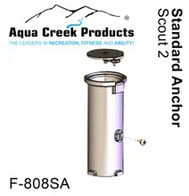 Aqua Creek Scout 2 / Mighty Lift Standard Anchor – F-808SA