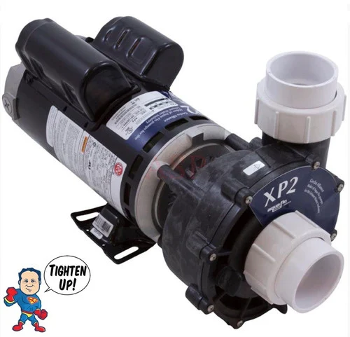 Aqua-Flo XP2 2.0HP 230V 2-Speed Spa Pump – 48 Frame 2″ Wet End 8.5A Complete Assembly