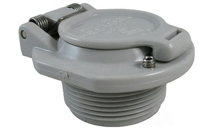 AquaStar Pool Products VLK15T04 1-1/2″ MPT Blue Safety Vacuum Lock Wall Fitting
