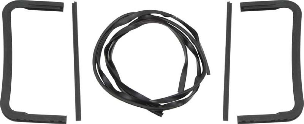 1955-57 Bel Air, 150, 210, Nomad, Vent Window Seal Weatherstrip Set, 2&4 Door Sedan, Station Wagon, Delivery