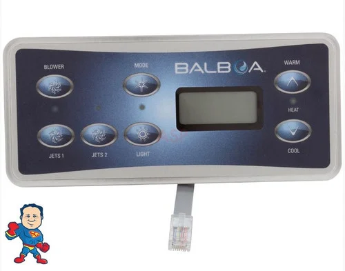 Balboa E7 Digital Control Panel – 7 Button, Dual Pump & Blower, Light Control, Serial Standard