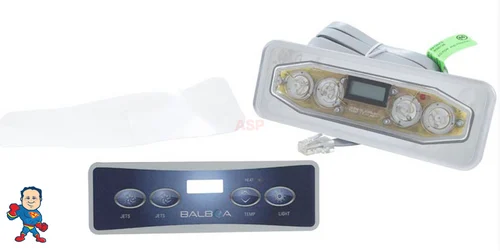 Balboa ECO401 E4 LCD Digital Topside – 4 Button Lite Duplex – Rectangular Control Panel