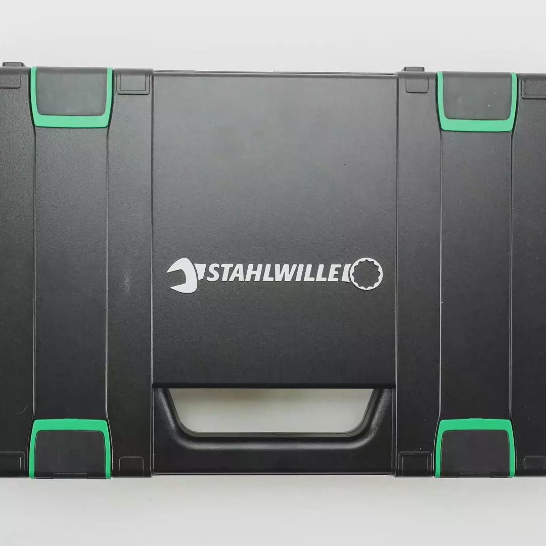 Stahlwille 52/16/6QR Socket Set, 1/2" Drive, Metric, 10-32mm, 6-Point, 22 Pieces