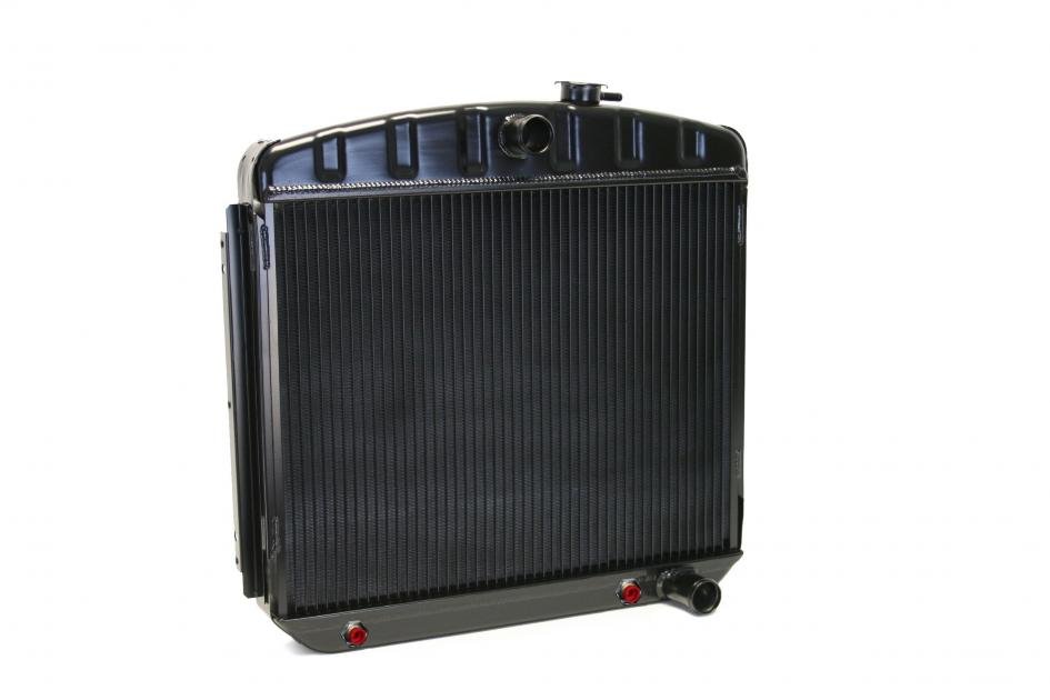 DeWitts 1955-1957 Chevrolet Bel Air Direct Fit Radiator Black, Automatic 32-1239012A