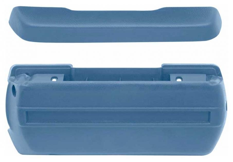 1968-74 Standard Medium Blue Front Arm Rest Kit