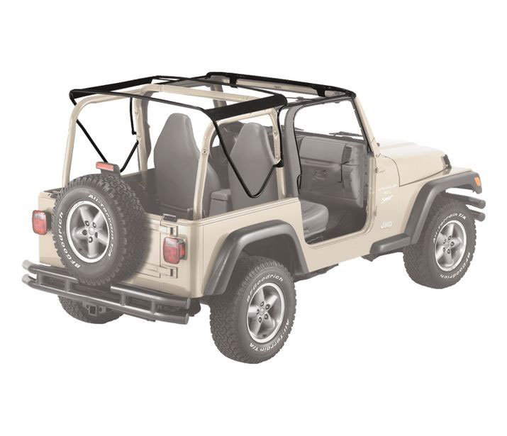 Bestop 5500201 Factory Style Bow Assemblies for 97-06 Jeep Wrangler TJ