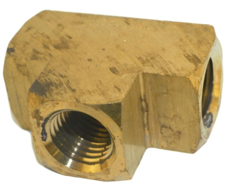 Big A Service Line 3-20140 Brass Pipe, Tee Fitting 1/4″ x 1/4″ x 1/4″