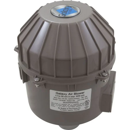 Blower, Air Supply Galaxy Pro, 2.0hp, 230v, 5.5A, Hardwire : 6520231