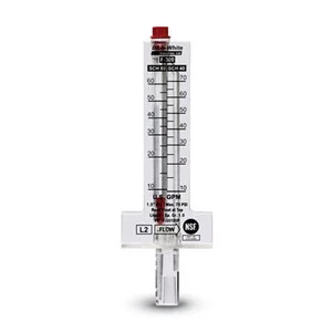 Blue-White Horizontal Flowmeter 1 1/4in.pipe size 9 to 50 gpm