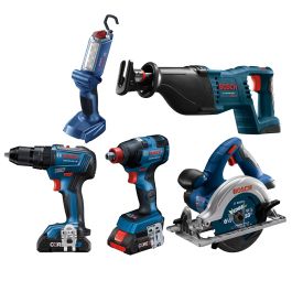 Bosch 18V 5pc Combo Kit