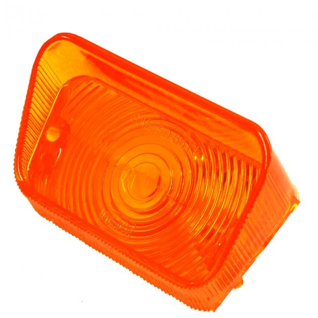 Dennis Carpenter Parklight Lens - Amber -Right - 1966-67 Ford Fairlane Car C60Z-13208-A
