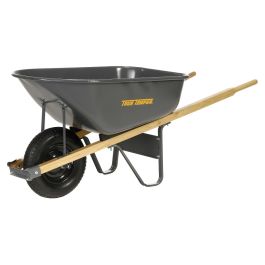 Garant True Temper 6 cu ft Steel Contractor Wheelbarrow