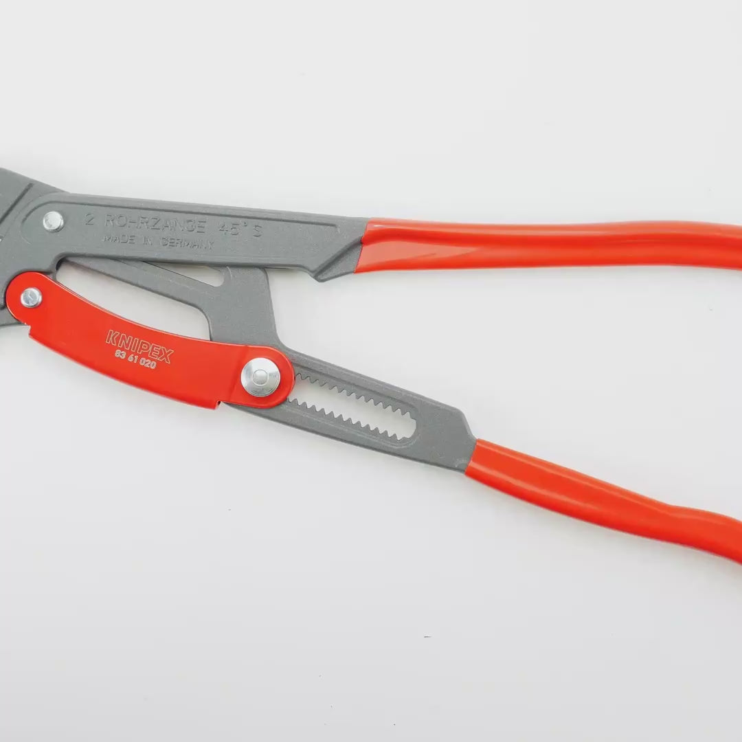 Knipex Pipe Wrench S-Type 22" w/ Fast Adjustment and Coated Handles