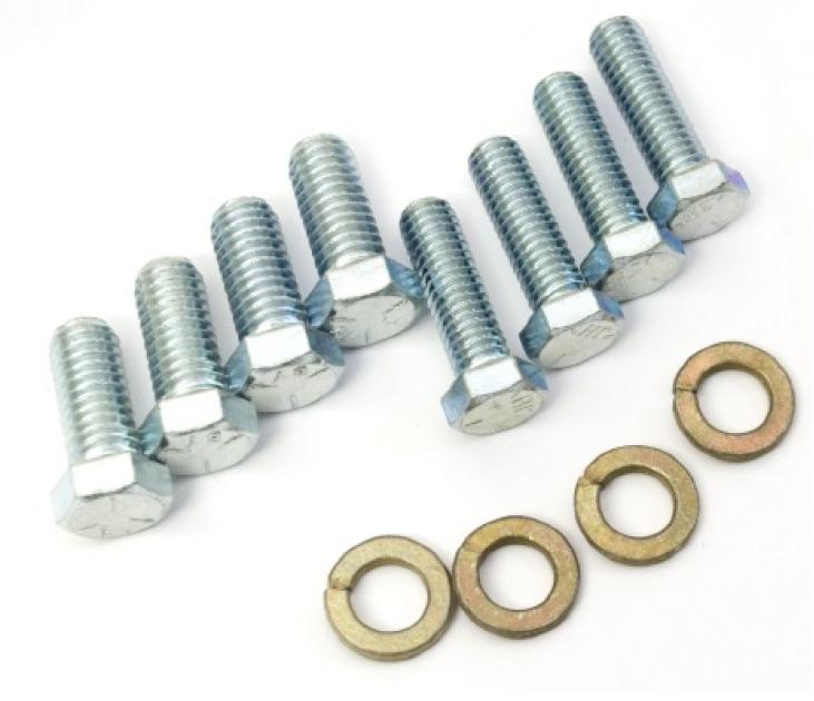 Redline Restomotive 1955-1957 Chevy Rear Motor Mounts To Manual Transmission Bellhousing Bolts