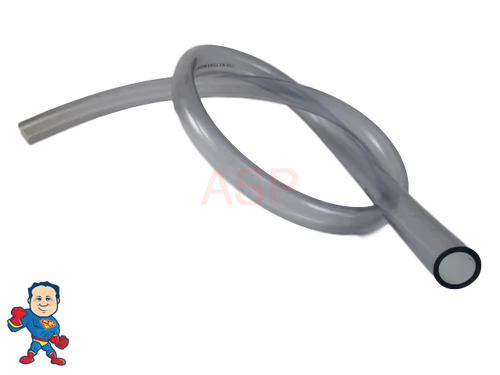 Clear Spa Tubing 5 Foot Length – 3/4″ ID x 1″ OD for Hot Tub Manifolds & Water Control Valves