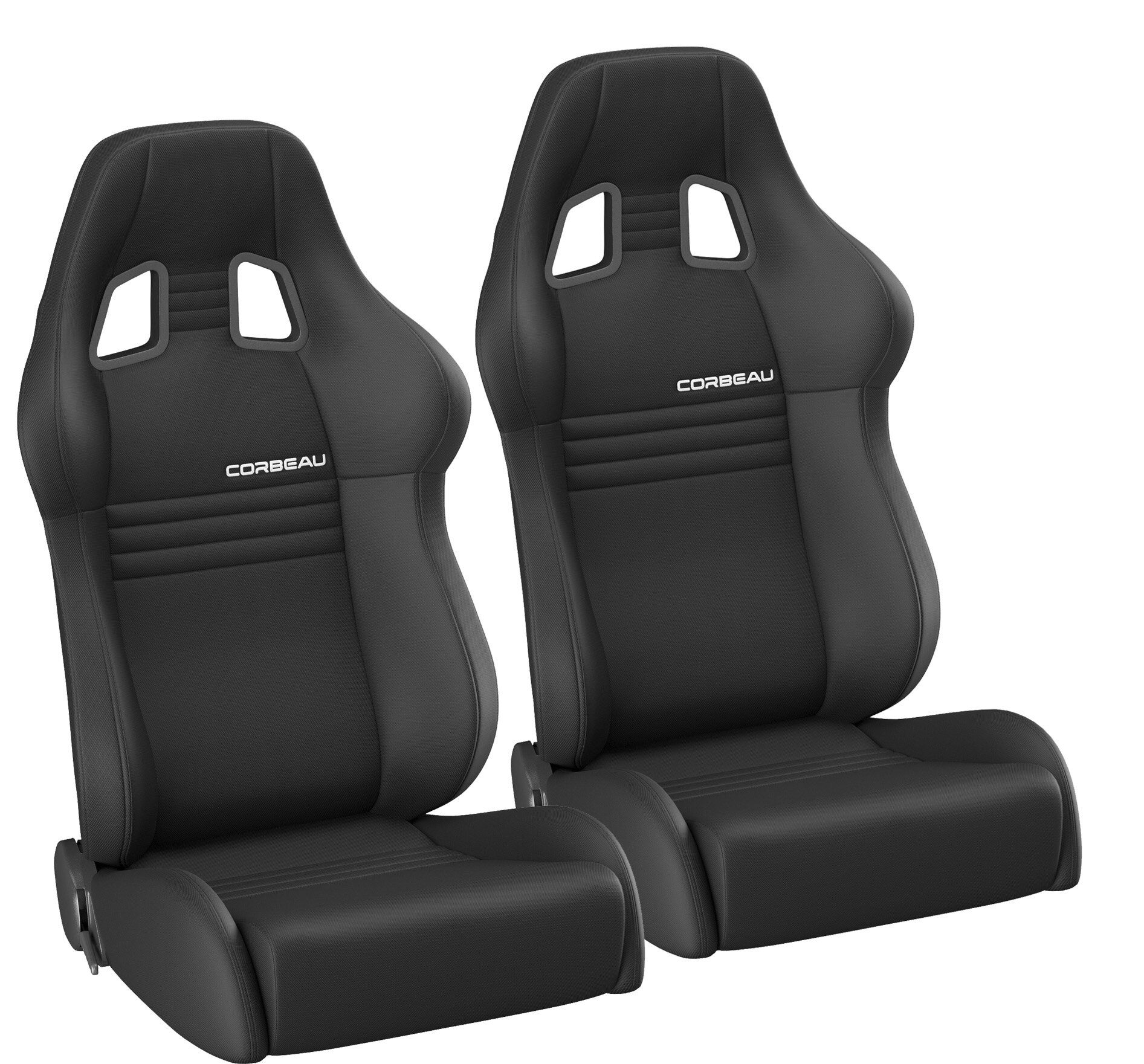 Corbeau A4 Wide Reclining Racing Seat Pairfor 76-18 Jeep CJ-7, Wrangler YJ, TJ, JK & Unlimited
