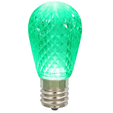 Club Pack of 25 Green LED Replacement Christmas Bulbs – E26 Base