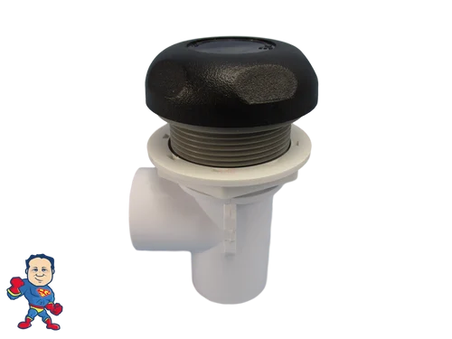 CMP Black On/Off Valve for Waterfall/Neck Jet Control – 1″ Slip x 1″ Slip Single Port