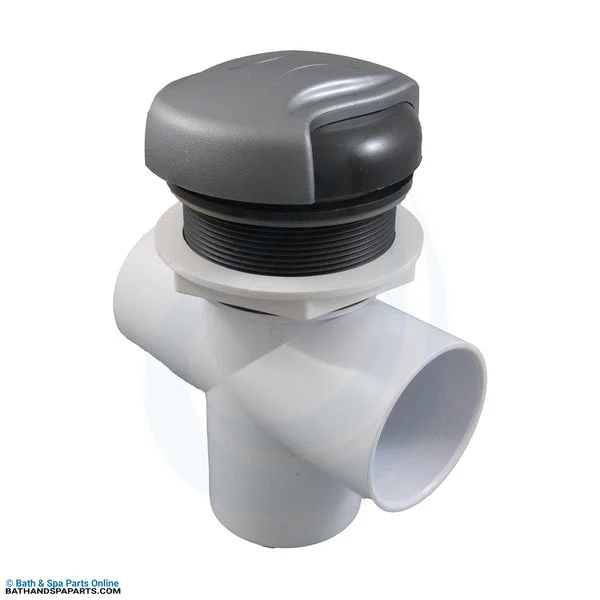 CMP Diverter Valve Top Mount [2″ Slip] Wave Graph [Gray/Silver] (25048-707-200)
